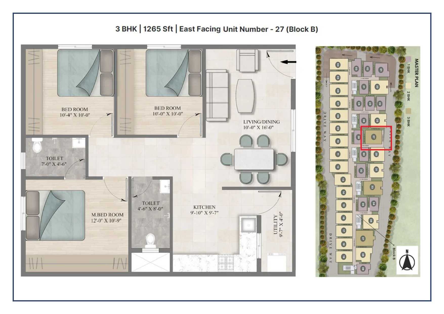 Impact Sanvi Aero Gardens 3 BHK