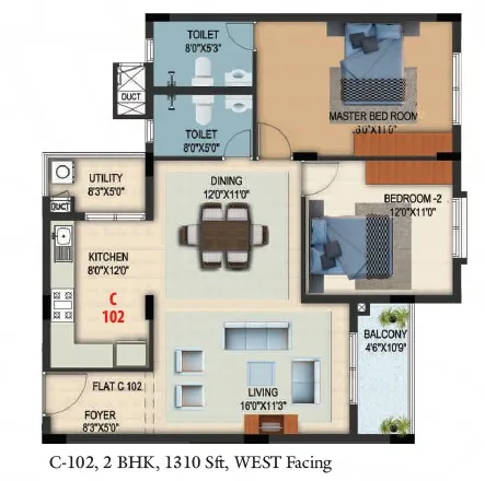 Needs 3 Project 276 2 BHK