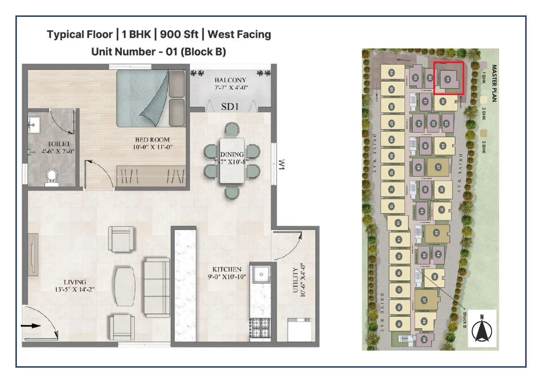 Impact Sanvi Aero Gardens 1 BHK